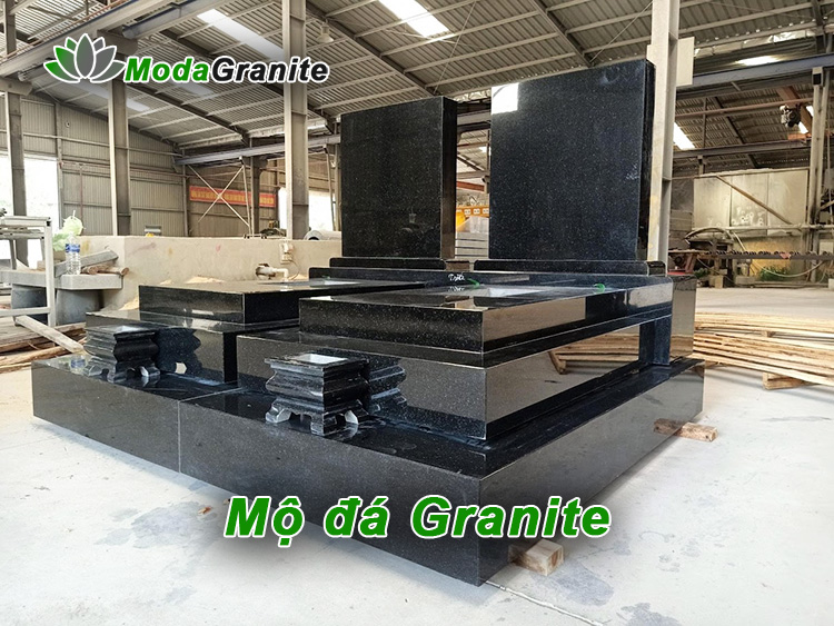 Mộ đá Granite mẫu đẹp, Mộ đá hoa cương kim sa nguyên khối